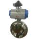 R&P aluminum alloy double action and spring return pneumatic rotary actuator