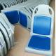 Blue Plastic Bus Seats With Cushion Boat Seat Environmental Injection Molding