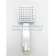 High quality Double face ABS Chrome plating single function shower hand square rain shower kit