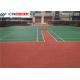 Silicon PU Indoor Volleyball Court Flooring 1.5MPa Anti UV