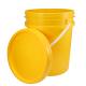 PE 18L Latex Plastic Paint Pails With Lid Plastic Handle UN Rated