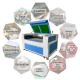 Industrial Grade 80w Co2 Laser Engraver For Rubber Stamps 3D Crystal Leather