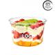 Round Salad Containers with Logo Printing 16oz (500ml) BPA-Free Leakproof 117mm Diameter