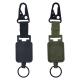 Deyi Badge Reel Heavy Duty Carabiner Badge Holder Extendable Badge Reel ID Holder Key Ring Steel Retractable