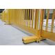 Motorised Automatic Aluminium Telescopic Sliding Gate For Factory Entrance With Wireless Remote