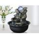 Rock Mountain Indoor With Glass Ball Polyresin Home Interiors Decoration  Living Room  Water Fountain With LED