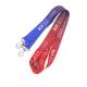 Free Design Artwork Dye Sublimated Lanyards For Camping Trade Show Exhibition Event
