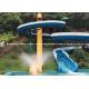 General Water Park Item Custom Water Slides High Speed With 120 Riders / H Capacity