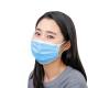 Fliud Resistant Medical Disposable Mask , Earloop Face Mask PVC Concealed Nose Piece
