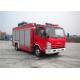 Professional 3 Seats Light Rescue Fire Trucks 139kw With ISUZU Chassis