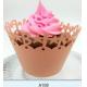 baby pink Paper Cupcake Wrappers