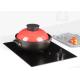 Top Crystal Glass Smoothtop Single Burner Induction Cooktop in Black