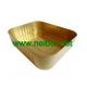 Food grade large size gold color deep drawn metal tin baking pans