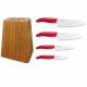 Antibacterial Bamboo Knife Block Kitchen Tool Holder For Holding Knives