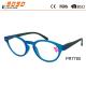 Hot sale style reading glasses with metal parts on the frame,spring hinge ,suitable for women