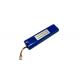 Water Syringe 18650 Rechargeable Battery Pack , High Discharge Rate Lithium Ion