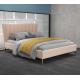 Double Size Upholstered Bed Frame Fabric High Grade With USB Headboard
