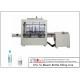Anti Corrosive Automatic Liquid Filling Machine , 84 Disinfectant / Bleach