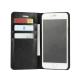 iPhone 8 Case, Genuine Leather Wallet Case Folio Flip Cover for iPhone 5/6/7/8/X