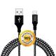 Max 2.4A Braided USB Cable USB 2.0 To Type C 3.1 With USB C Reversible Connector