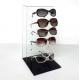 Su6 Pair Acrylic Eyeglass Display Stand , Retail Show Sunglasses Wall Rack