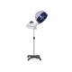 Plastics / Iron Cover Hooded Hair Steamer Flexible With Floor Stand Rack