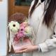 Valentine's Day hand-held flower box, transparent pvc folding diy bouquet
