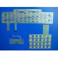 Keyboard Printed Circuit Flexible PCB Board Custom With Metal Dome / LED