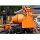 Mobile Trailer Mounted Concrete Mixer Pump Large Capacity For Construction