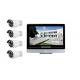 4MP Outdoor PoE IP Camera Kit  / Bullet 4 Camera Poe Security System Plug And Play