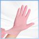 Pink Synthetic Nitrile Sterile Hand Gloves In Oral Dental Examinations