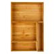 removable bamboo make up box professional storage box for hogh quality