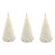 3AAA Battery Wax Pinecone Halloween LED Gift Light 3pk 10.8*10.8*17(20)Cm