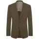 2022 Men's Office Plaid Blazers V-neck Single Breasted Slim Fit Dress Suit Jacket