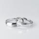 Simple Special Circular Groove Design 8.5g Jewellery Couple Rings