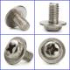 Size M3-M8 Stainless Steel PWM Screw DIN967 Cross Recessed Pan Head Screws with Collar - Product Grade A