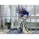 ODM 3.5m Height Outdoor Color Painted Modern Bronze Sculpture