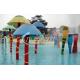 Colorful Kids Aqua Park Equipment Water Pool Water Spray Park Mushroom Spray
