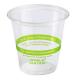 Water Compostable Biodegradable PLA Cups Transparent Plastic Custom