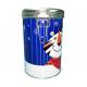 Metal Clip Sealed Tin Cans , Airtight Tea Tin Container With Airtight Lid