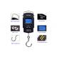 High Precision Travel Bag Weight Scale , Blue Backlit Hand Luggage Scale