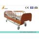 Three-function Electric Medical Hospital Beds , Home Care Bed with Bumper Dinning Table (ALS-HE003)