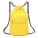 Recyclable Oxford Drawstring Gym Backpack Custom Logo With Zipper