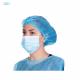 High Breathability Disposable Medical Mask , Disposable Face Mask Blue And White