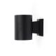 Black LED Metal Solar Up Down Wall Lights IP65 Warm White 3000K 4V 220mA