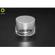 10ml Clear Glass Cosmetics Packaging Containers With Sliver Color Plastic Lid