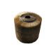 Brass Copper Wire Crimped Rotating Cylindrical Roller Brush