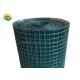Green PVC Coated Wire Mesh Fencing Rolls 1x1 inch weather resistance