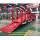 14.2m2 Heavy Duty Semi Trailers Fuwa Axles Enclosed Vehicle Rated Load 40t