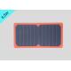 Semi Flexible Sunpower Solar Panels 6.5W Anti Reflective Coating With Red Frosted PET